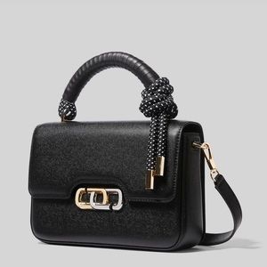 Marc Jacobs Black and Gold Handbag